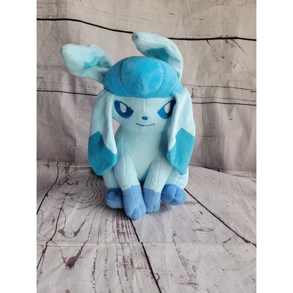 Pokemon Glaceon 9 Inch Stuffed Animal Plush Anime Character - Picture 1 of 8